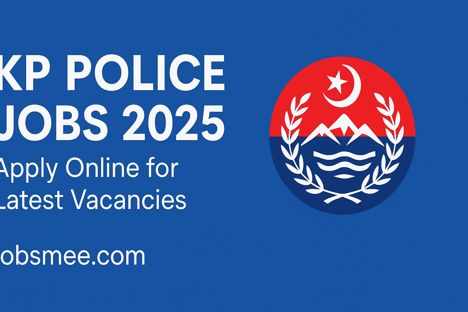 KP Police Jobs 2025 – Apply Online
