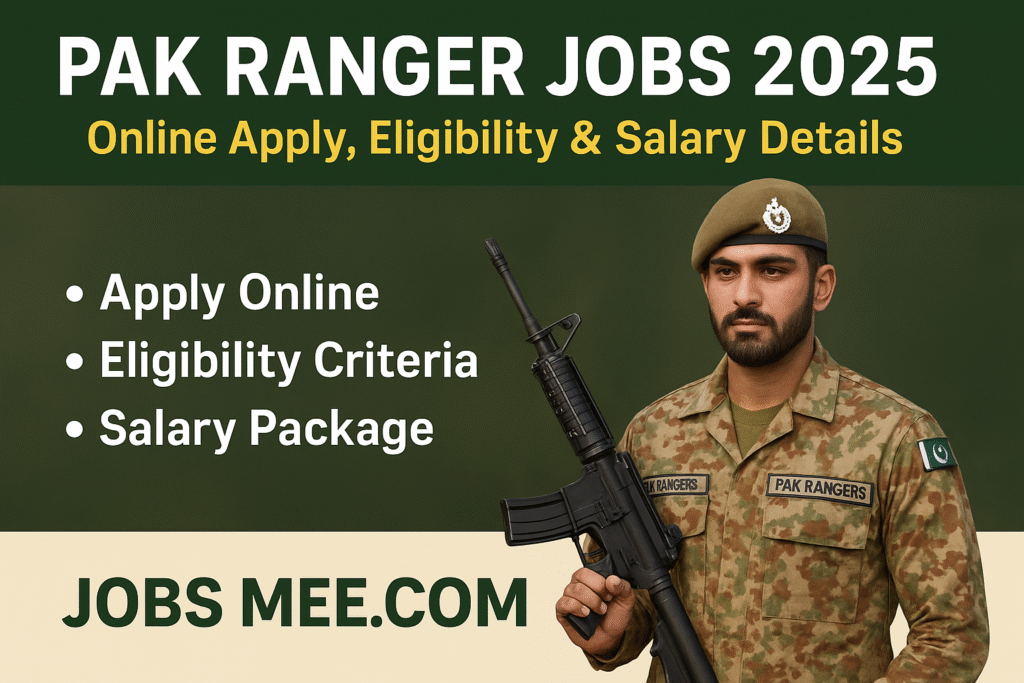 Pak Ranger Jobs 2025 Online Apply