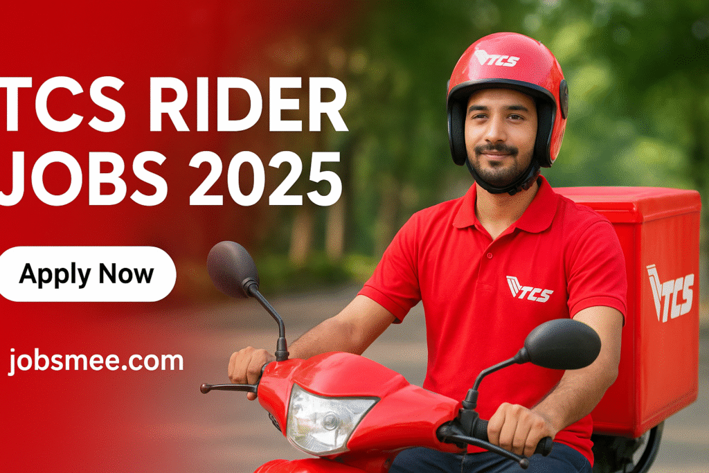TCS Rider Jobs 2025 - Apply Online