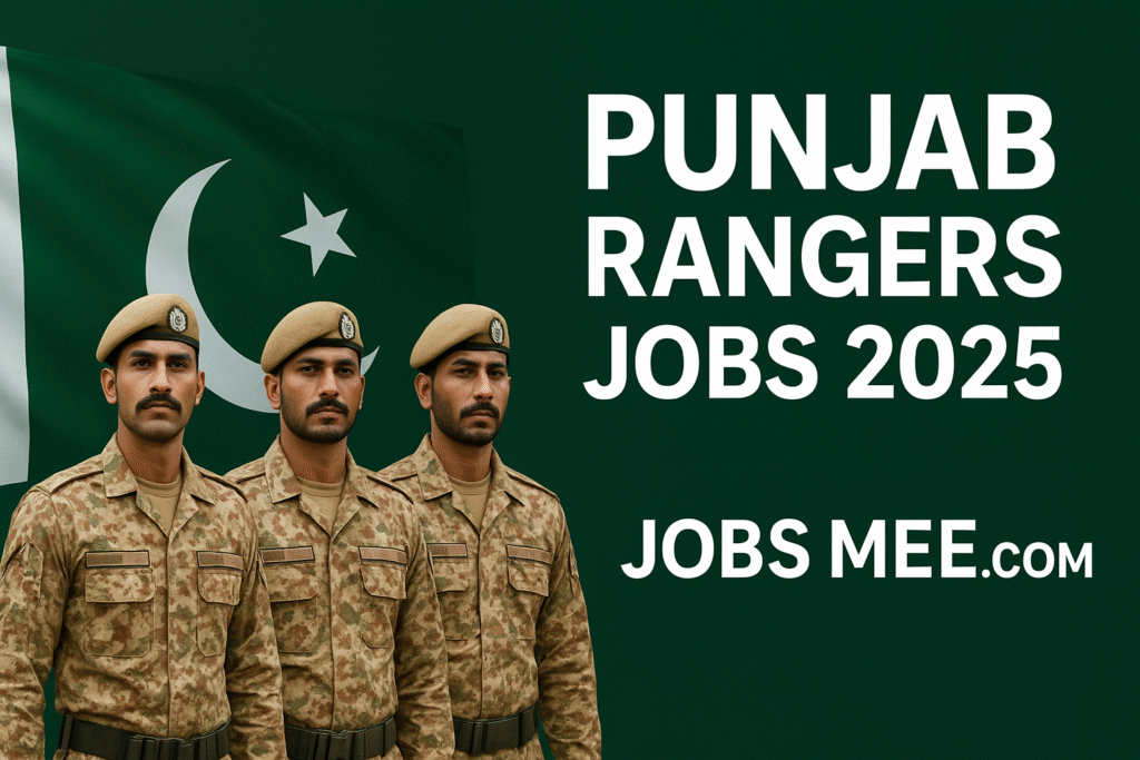 Punjab Rangers Jobs 2025 - Apply Online Now